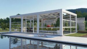 Otomatik Raylı Tente Kış Bahçesi